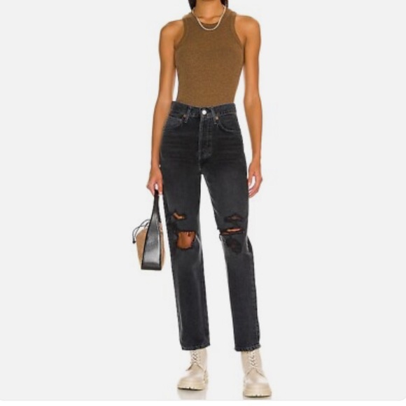 Agolde Denim - Revolve Agolde 90s Distressed Vagabond Jean
